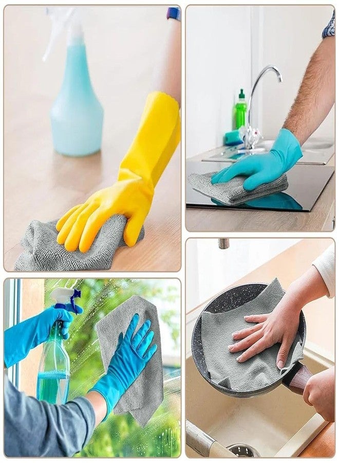 Jenibri 1Roll Microfiber Cleaning Cloth Roll, 20 Pack - Tear-Away Microfiber Paper Towels, Lint-Free, Reusable, Washable for Kitchen, Car, Dishes, and Sensitive Surfaces - Highly Absorbent - Image 3